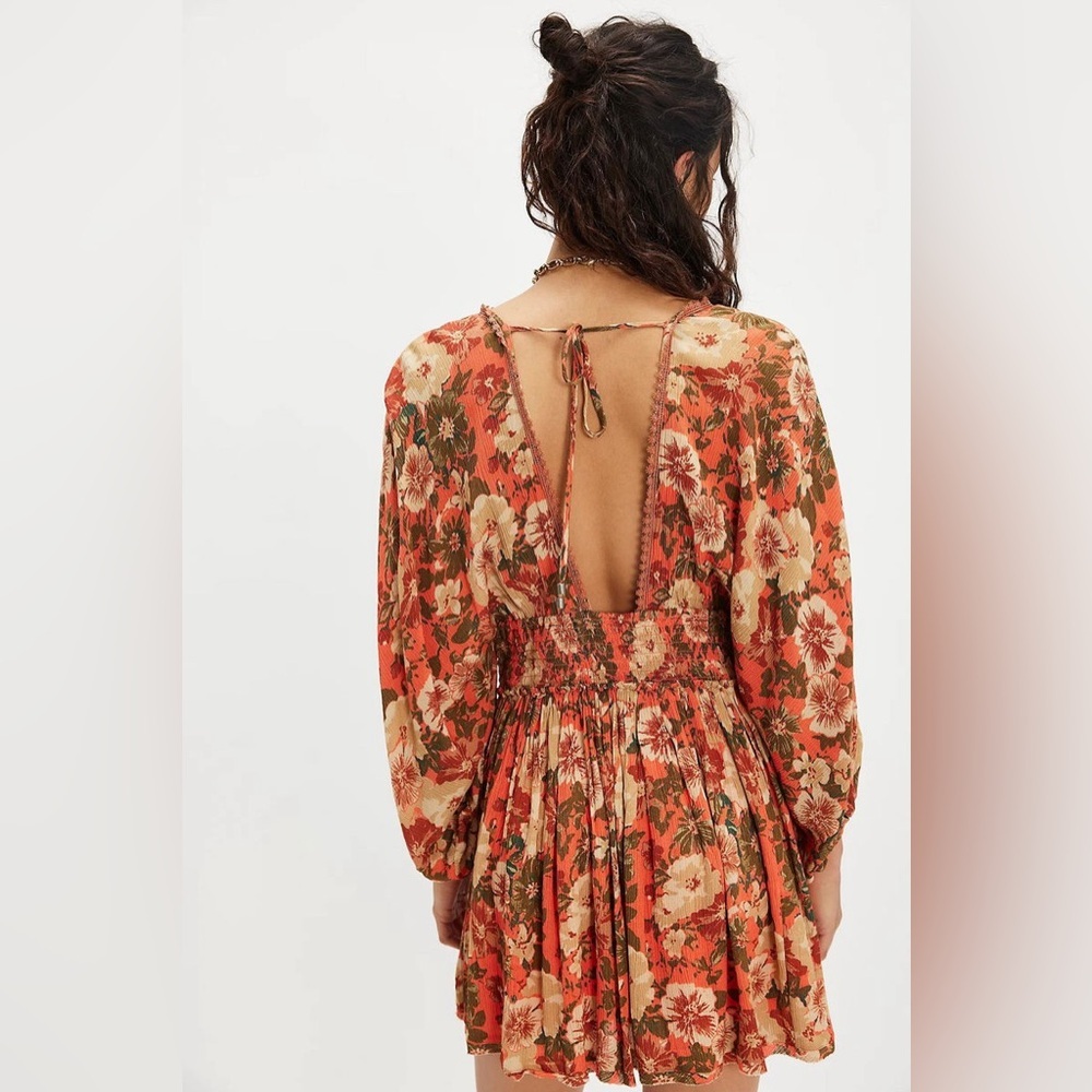 *NWOT* Free People Sweet Dreams Printed Mini Dress - Picture 3 of 6